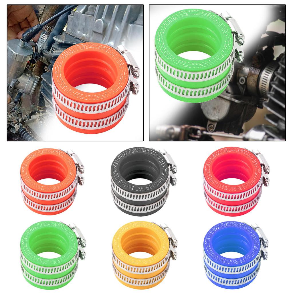 Motorcycle Carburetor Silicone Adapter Parts Accessory Silicone Boot for Go Kart
