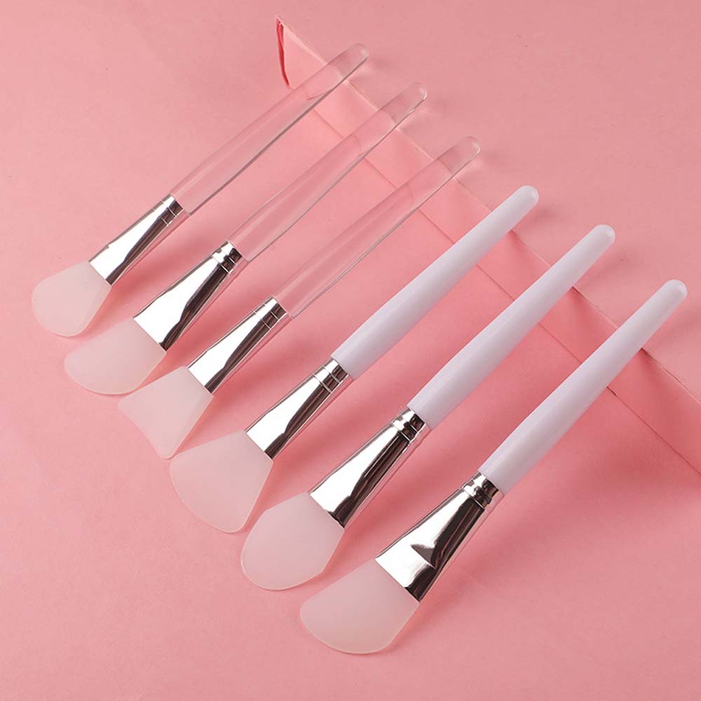 Reusable DIY Home Salon Makeup Brush Silicone Mask Brush Facial Mud Mixing Brush Skin Care Tools
