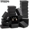 10pcs Jewelry Boxes Square Cardboard Jewelry Gift Box with Foam Insert Festival Gift Wrap Gift Box for Necklace Ring Earring Birthday Decor Wedding