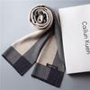 2026 New Men's Wool Plaid Scarf – Trendy Knitted Korean Style, Versatile and Warm Winter Accessory