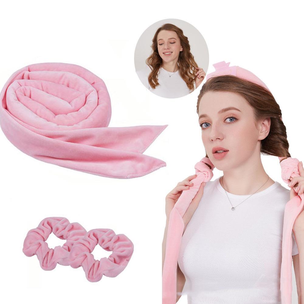 Бестепловая щипцы для завивки волос, повязка на голову, без нагрева, бигуди для волос, мягкие ленивые бигуди для волос, спящая плойка для завивки волн, женские инструменты для укладки волос