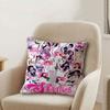 Music Group HHeartsHearts Pillow Covers Cartoon Sofa Decorative Home Doublesided Printing Short Plush Cute Cushion Cover