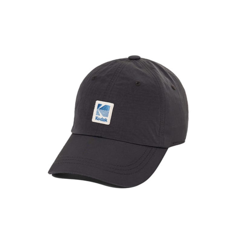 KODAK Apparel Relaxed Fit Blue Logo Ball Cap GREY