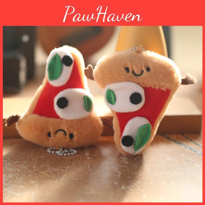 Plush Pizza Jellycat Toy Stuffed Keychain Backpack Decor With Plush Short