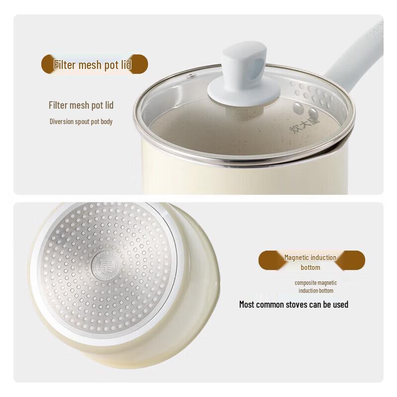 COOKER KING Непригорающая многоцелевая кастрюлька для молока 18 см
