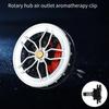 Автомобильный ароматизатор на дефлектор, вращающееся колесо, 90-дневное стойкое испарение, украшение для салона, кондиционера