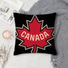 Canada Maple Leaf National Team Double-Sided Printed Square Decorative Cushion Cover For Sofa Living Room Home Decor