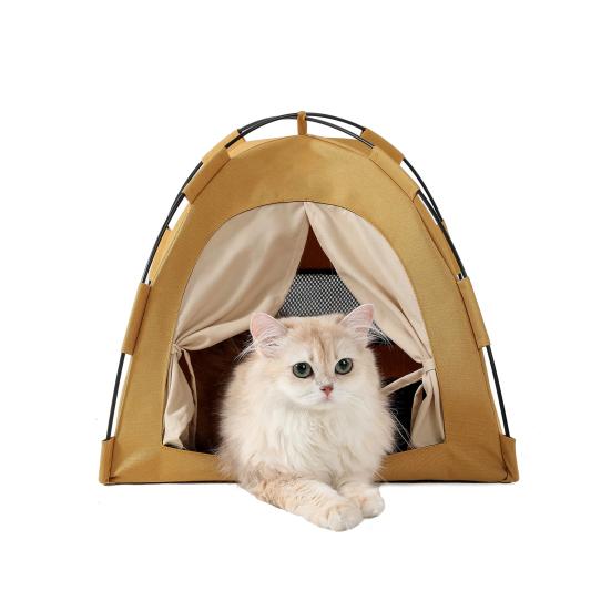 Палатка для кошек Pop-Up Палатка для питомцев Моющаяся Водонепроницаемая Укрытие с ковриком