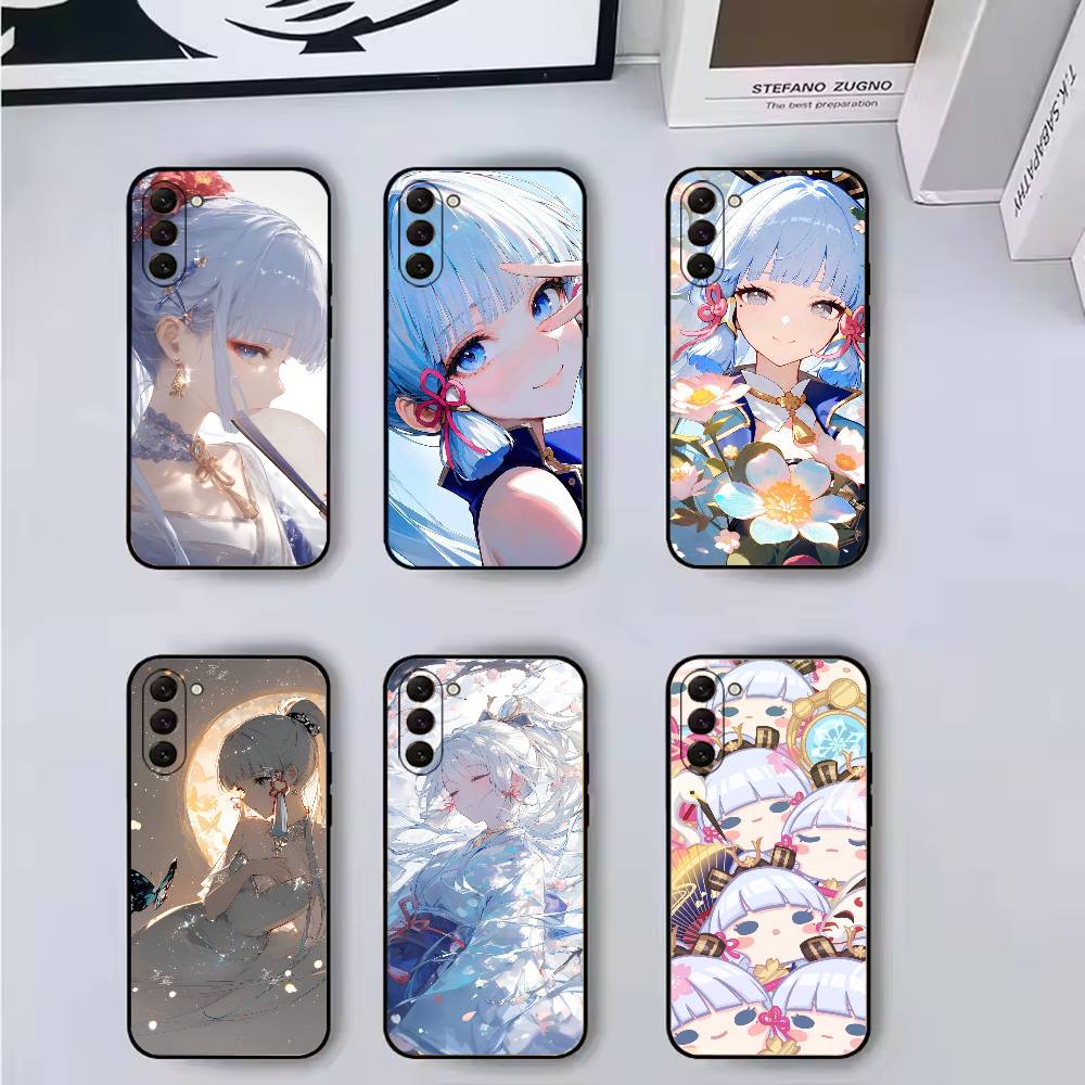 Чехол для телефона Genshin Impact K-Kamisato A-Ayaka Силиконовый Мягкий Для Samsung Galaxy A73,A72,A71,A70,A53,A52,A51