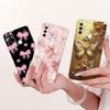 Чехол для Oppo A33 2020 Чехол Oppo A53 CPH2127 Стильный Чехол с Рисунком Бабочки Мягкий Тонкий Чехол для Телефона Для Oppo A53s A 53 OppoA53 s Чехлы