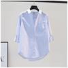 2025 Women's Casual Striped Shirt - Loose, Breathable & Comfortable Fashion Design