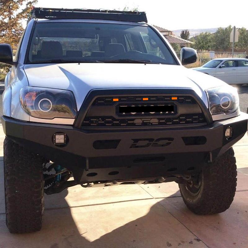 Для Toyota 4Runner 2006 2007 2008 2009 TRD Pro Стиль Высококачественная АБС-пластик Передняя Решетка Радиатора Автомобиля Со Светодиодной Подсветкой Решетка