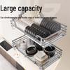 Beifu Stainless Steel Double-Layer Cabinet Dish Rack