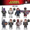 Минифигурки Супергероев Marvel Черная Вдова Капитан СССР Сокол Задача Мастер Совместимые Игрушки Конструктор Мстители