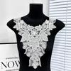 Lace Collar Embroidery False Collar Three-Dimensional Hollow Embroidery Corsage Diy Lace Cloth Sticker Accessories