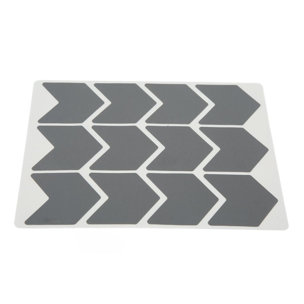 12Pcs Bike Reflective Stickers Waterproof Easy To Install Safety Cycling Wheel Sticker for Road