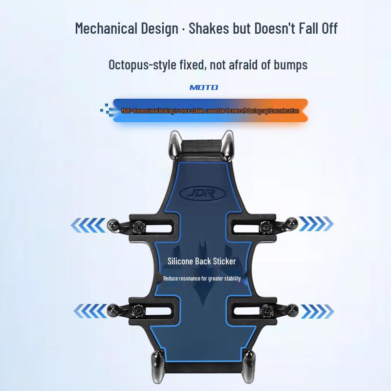 Lishi Shockproof Bicycle & Motorcycle Phone Holder