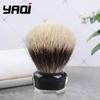 YAQI 24mm Two Band Badger Hair Clear Handle Beard brush Men Wet Shaving Brush