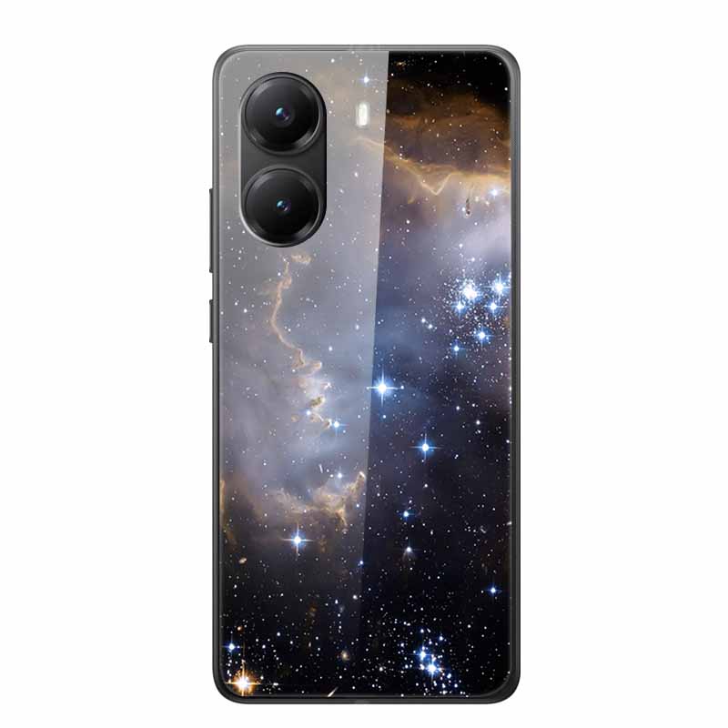 Glass Case For Poco X7 Pro Case X7Pro Hard Tempered Glass Back Cover Soft Bumper For Xiaomi Poco X7 Pro Case PocoX7 Pro Fundas