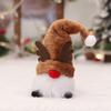 Home Decoration Santa Snowman Deer Christmas Plush Elf Xmas Faceless Gnomes Glowing Gnome Doll