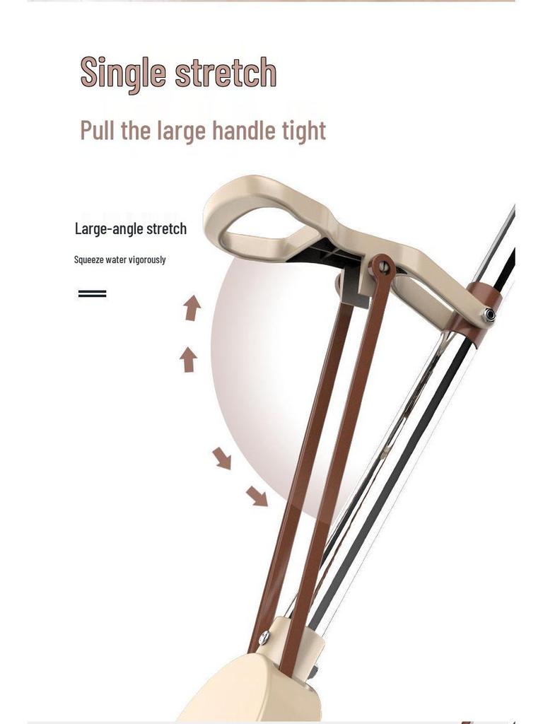 Швабра губчатая PVA складная Totole - Без рук, большая конструкция отжима для легкой уборки