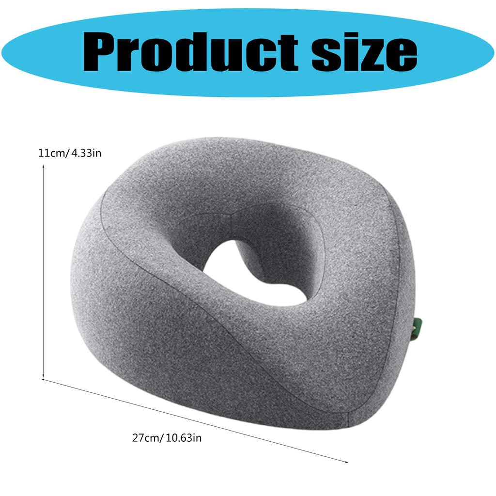 Эргономичная подушка для лица из пены с памятью для массажных столов с дышащим чехлом из поликоттона и съемной конструкцией