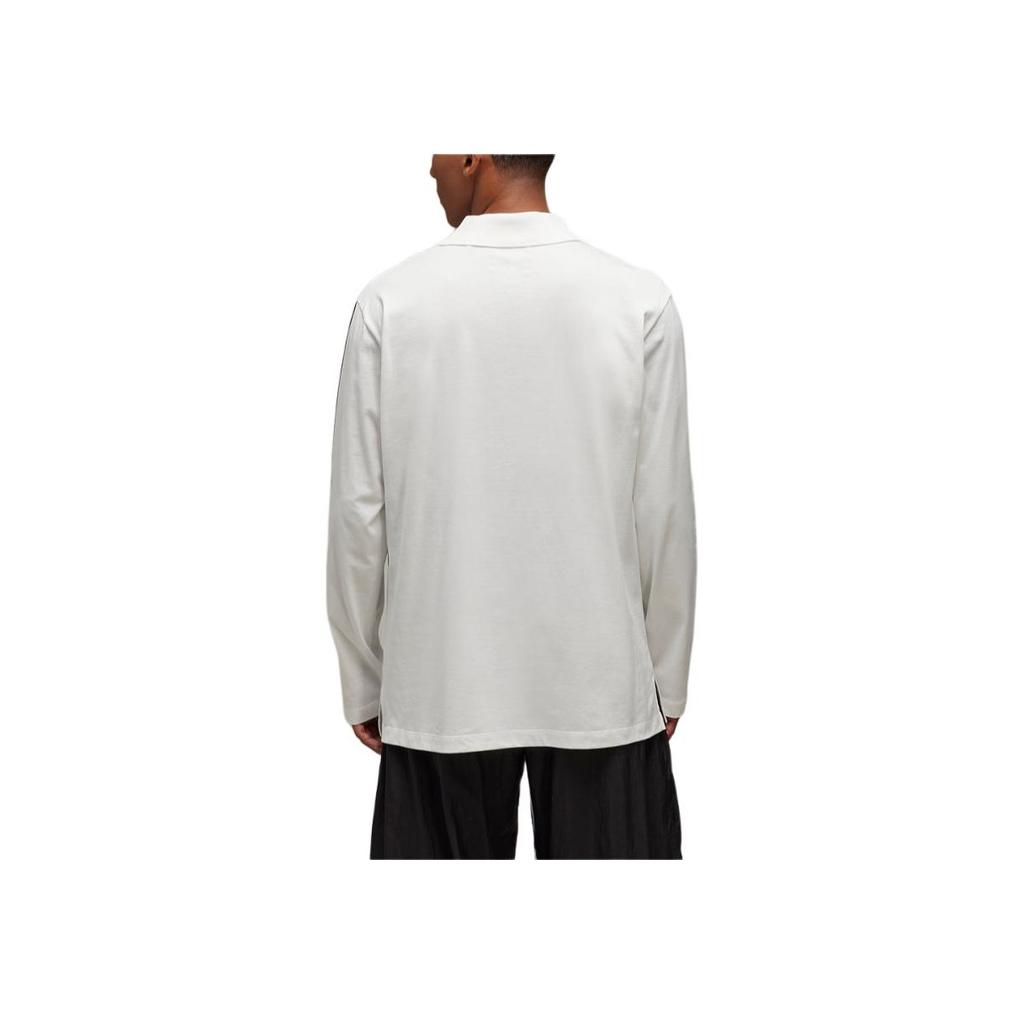 Футболка adidas x Y-3 U GFX Logo L/S белая унисекс уличная одежда JM3233