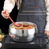 ZISIZ 28 см Глубокая сервировочная миска с крышкой, нагреваемая