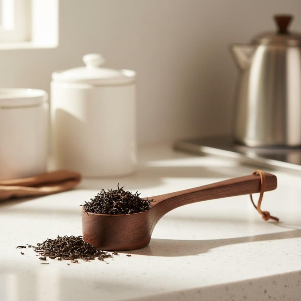Walnut Wood Coffee Measuring Scoop Smooth Surface Coffee Spoon Spice Measure Spoon Tea