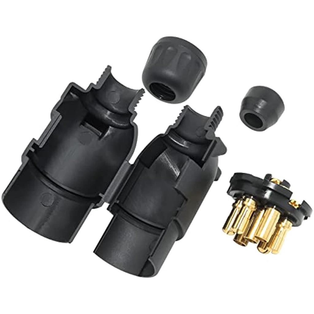 7-контактный разъем для прицепа N типа 12 В водонепроницаемый пластик для автомобиля эвакуатор прицеп грузовик караван дом на колесах 7-контактный разъем адаптера типа N подключение прицепа