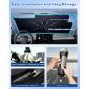 helloleiboo [2025 Upgraded] Car Windshield Sun Shade Umbrella 57"x 32" Windshield Sun Shade Foldable 5-Layer Thickened Vinyl Coating Reflective
