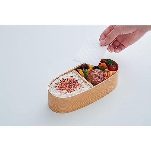 R(R) Goodna Lunch Box Sheets, Moisture and Oil Absorbent, 7x10cm, Heat Resistant up to 140C (40F), Cold Resistant up to -40C (-40F), Oil Stain Rem