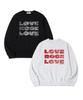 ESCAPEFROM Love Rose Love Print Sweatshirt [2 Colors]