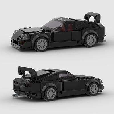 HOT MOC Supra Mk4 Городской Автомобиль Спортивный Транспорт Гонщик Спортивный Строительные Блоки Кирпич Гонки Суперкар Детские Игрушки Подарок Мальчики