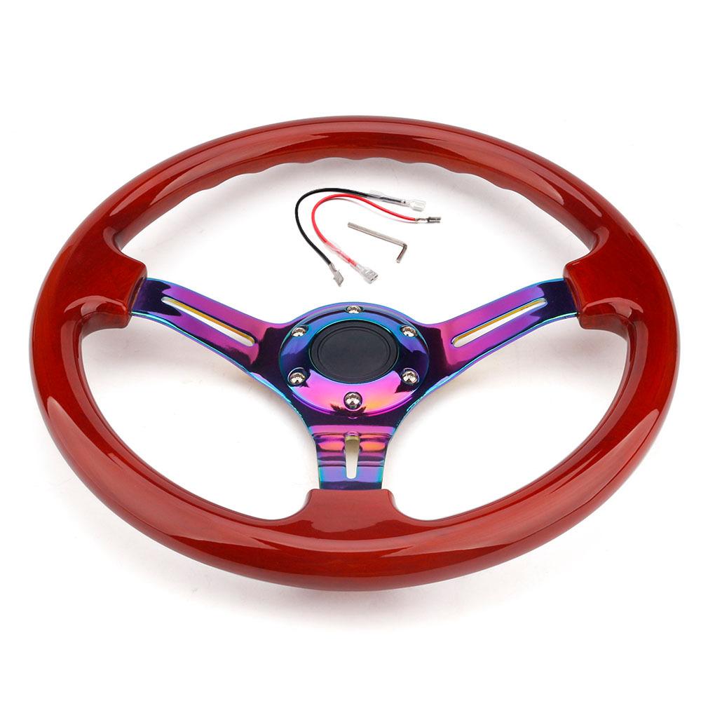 Universal Car Racing Steering wheels 14 inch 350mm 6-BOLT/ABS Deep Drifting