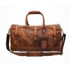 Full Grain Leather Weekender Bag: Handmade Distressed Duffle
