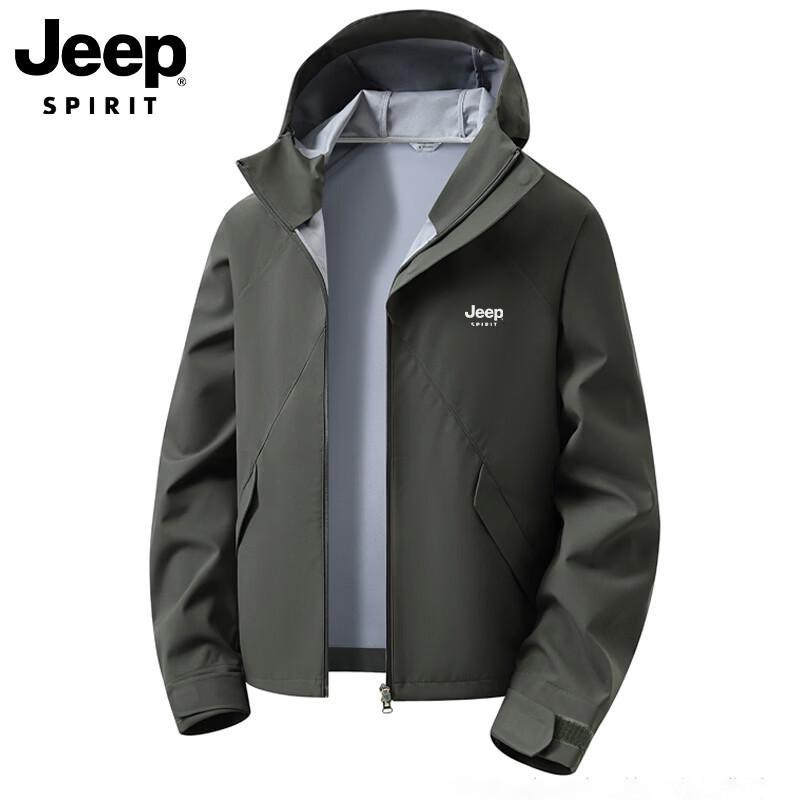 Jeep Мужская демисезонная куртка-ветровка для активного отдыха