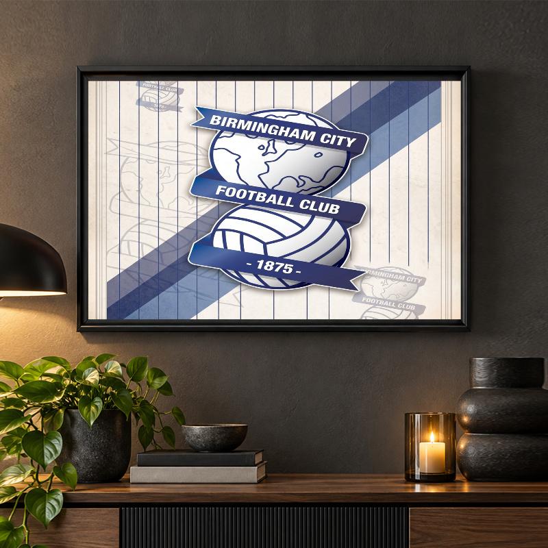 Birmingham City Diamond Painting Kit 5D Full Drill DIY Diamond Mosaic Wall Art Home Decor