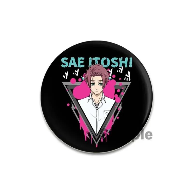 32/44/58MM Blue Lock Round Tinplate Pin Brooch Snap-in Badge Accessorie Fans Gift Cartoon Character Bachira Meguru Seishiro Nagi Reo Mikage