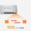 ZYXEL Port Gigabit Ethernet Unmanaged Switching Hub No Settings X Housing Fanless Wall Mount Invoice Business Operators 8/5 2.5Gbps Required8/5
