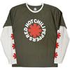 Red Hot Chili Peppers Unisex Adult Classic Asterisk Layered Long-Sleeved T-Shirt