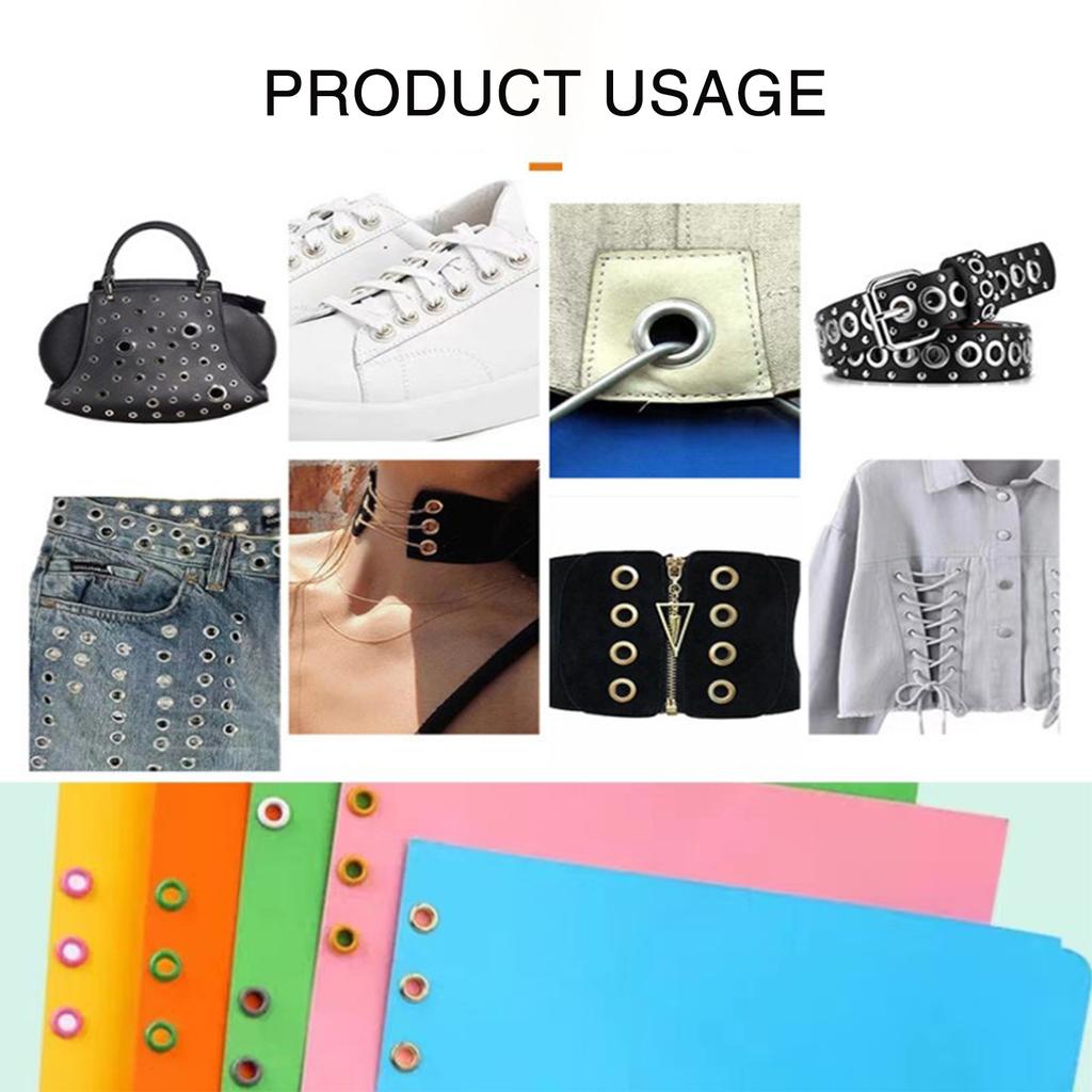 Профессиональный набор плоскогубцев для пробивки отверстий с люверсами 100 люверсов Металлический инструмент с люверсами для ткани, кожи, ремней, холщовой обуви, Инструменты для пробивки