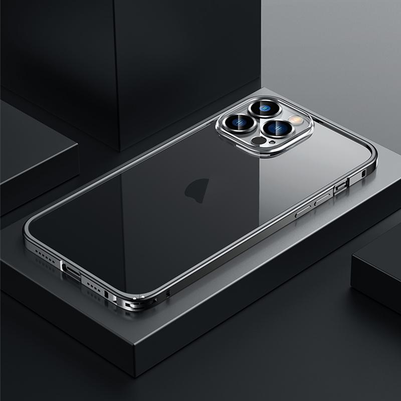 Магнитный чехол для iPhone 11 12 13 14 Pro Max, прозрачная задняя крышка Magsafe для iPhone 13 Pro Max 12, металлический каркас, бампер, линза для телефона, стекло