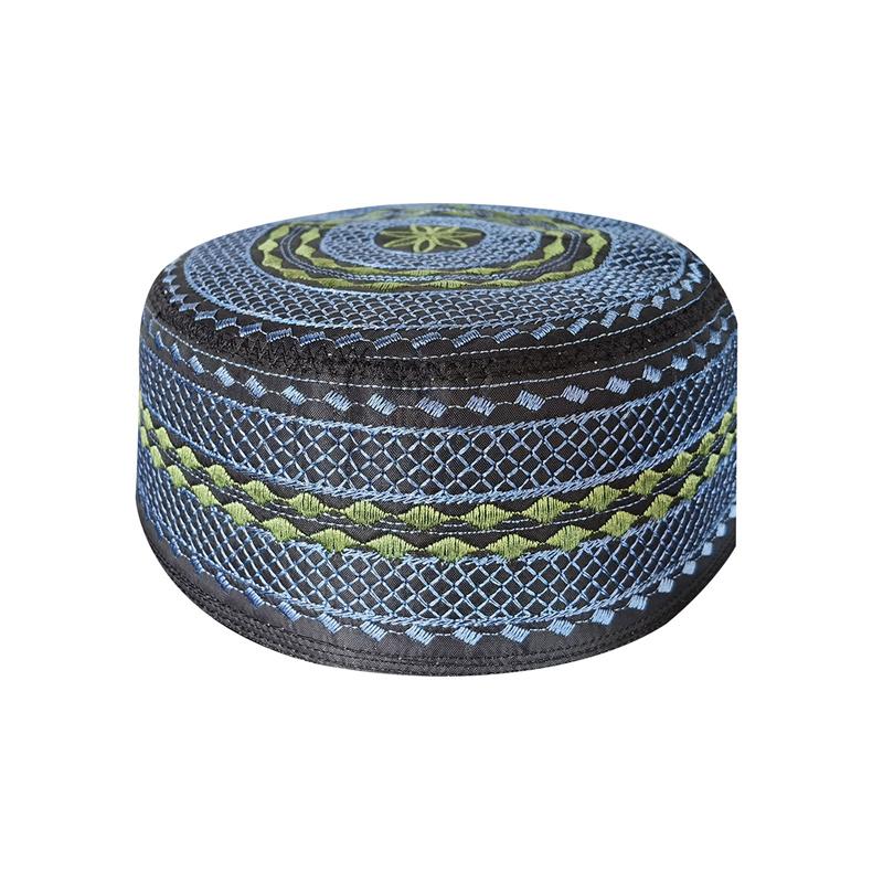 Мужчины Поклоняются Саудовской Аравии Тюрбан Мусульманская Кепка Молитва Шляпа Ислам Египетская Вышивка