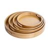 Bamboo Tea Tray Round Small Storage Trays