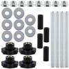Practical Offroad Roof Bracket Kit Metal Mounting Board Holder Accessories for Utility Vehicle
