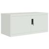VidaXL Light Grey Filing Cabinet 90x40x40 Cm Steel 339717