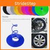 Universal Car Wheel Rim Decorative Strips Durable Tire Protection Bands Rubber Material