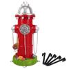 Dog Urinal Fire Hydrant Outdoor Puppy Training Column for Lawn & Garden Realistic Firefighter Gift for Men Novelty Pet Accessory