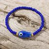 Sea Series Fish Pendant Bracelet Colorful Beach Bangle Retro Polka Dot Bead Bracelet  Summer